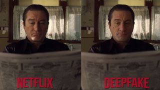 The Irishman deepfake