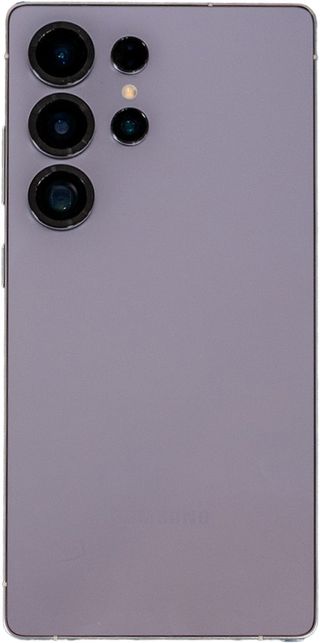 A cropped photo of a Samsung Galaxy S25 Ultra resembling a product render