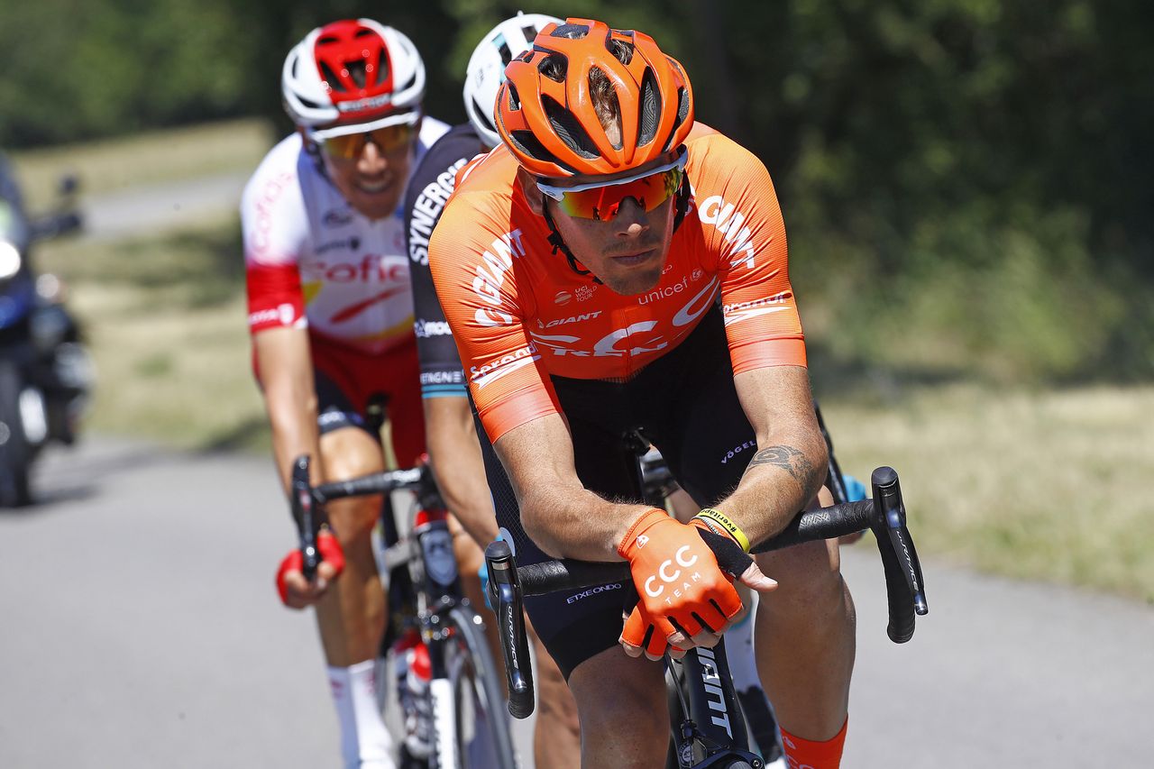 Alessandro de Marchi (CCC) put in a late attack