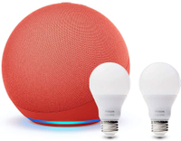 echo(RED) + Philips Hue 2-pack: $125 @ Amazon