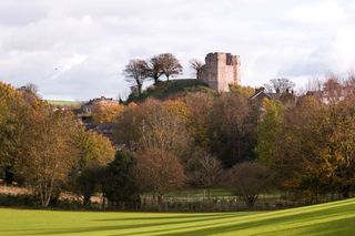 Lewes Castle in East Sussex, England