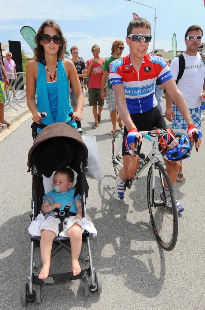 Niki Terpstra at the 2010 race with his family