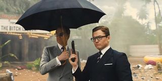 Eggsy and Harry in The Golden Circle