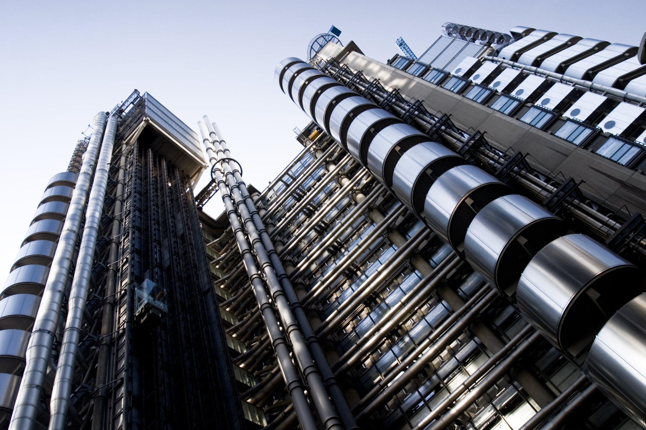 Looking up at Lloyd's Of London
