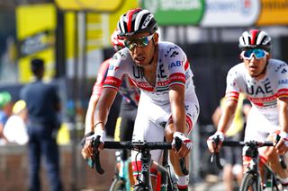Fabio Aru finishes stage 10 at the Tour de France