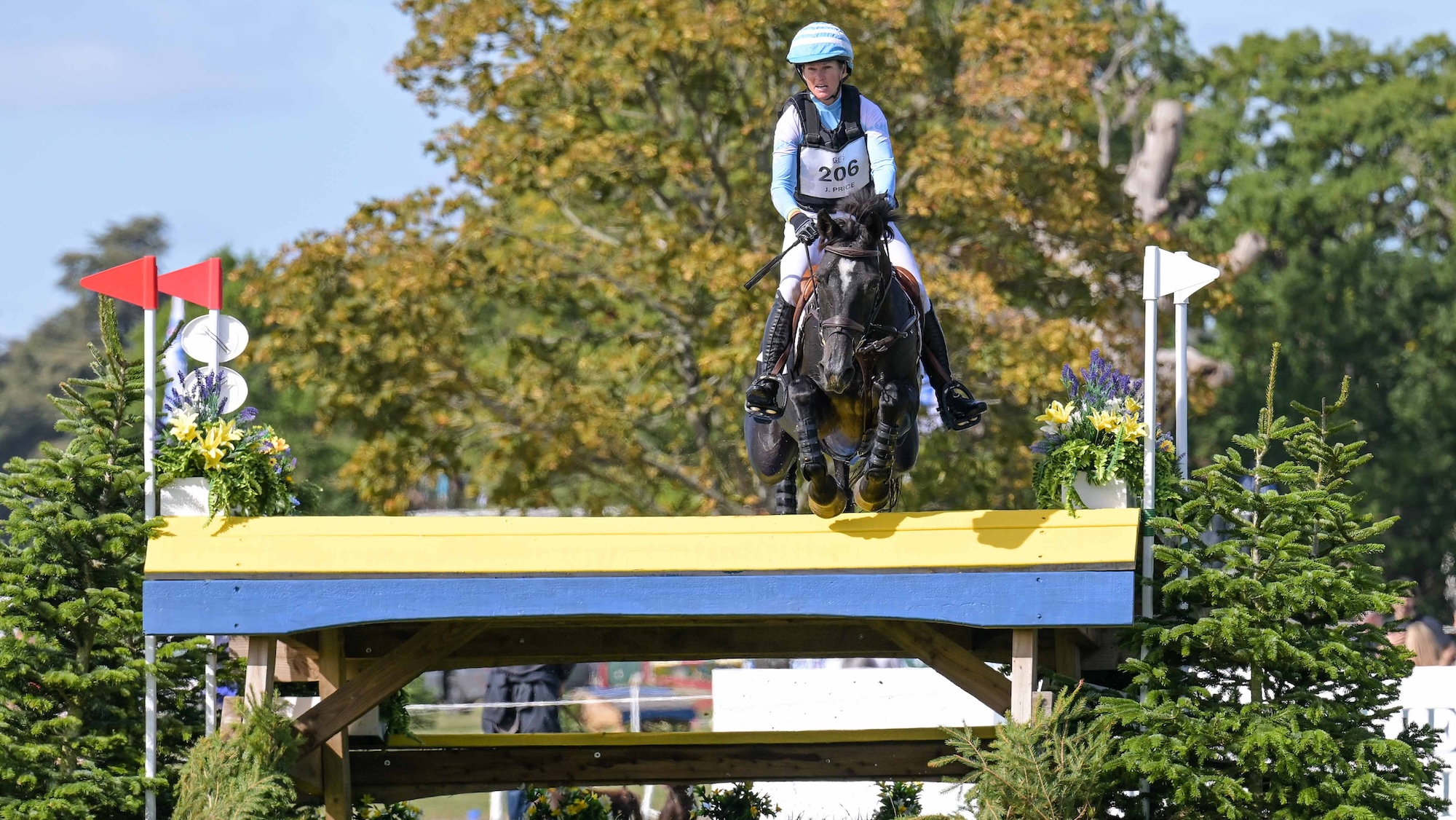 Jonelle Price (NZL) riding Faerie Good Golly in CCI4*- S during the 1st Horse Inspection of the Agria Blenheim Palace International Horse Trials 16-20th September 2026