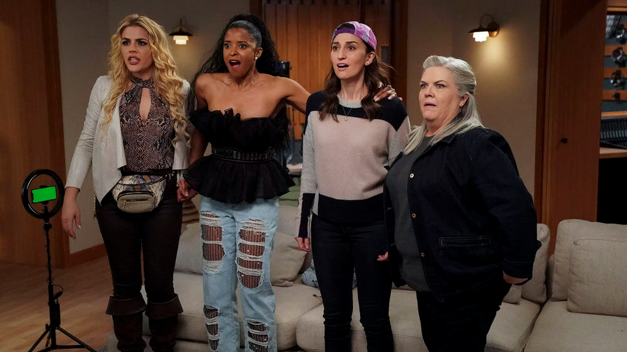 Sara Bareilles, Busy Philipps, Paula Pell and Renée Elise Goldsberry