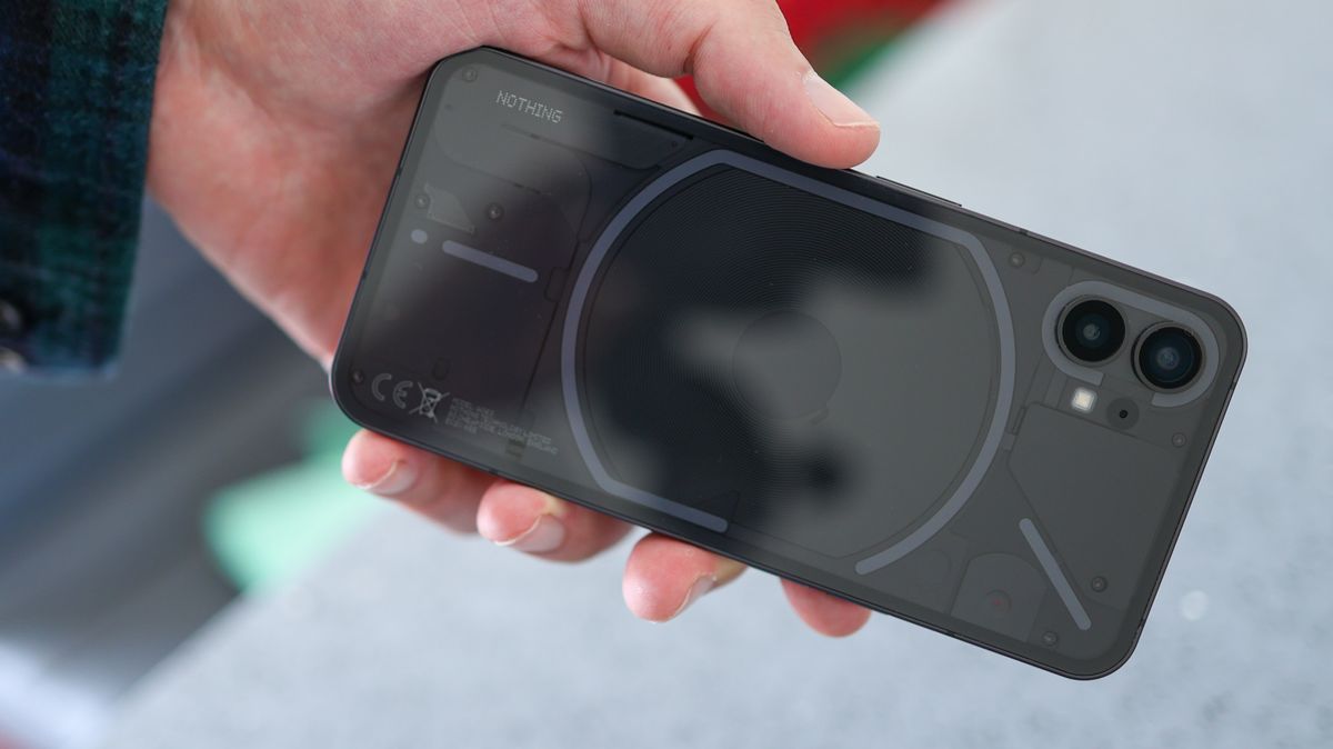 A photo of the Nothing Phone (1)
