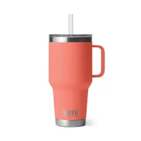 RAMBLER 35 OZ (994 ML) STRAW MUG in Coral