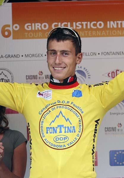 Overall leader Adriano Malori (Bottoli Nordelettrica Ramonda)