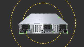 The Fujitsu Server Primergy RX2540 M7 on the ITPro background