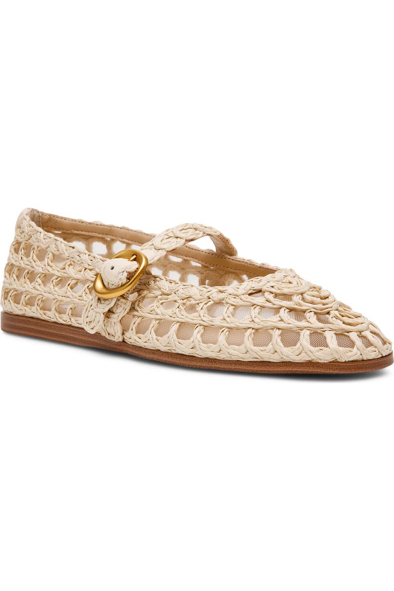 Melody Raffia Mary Jane Flat