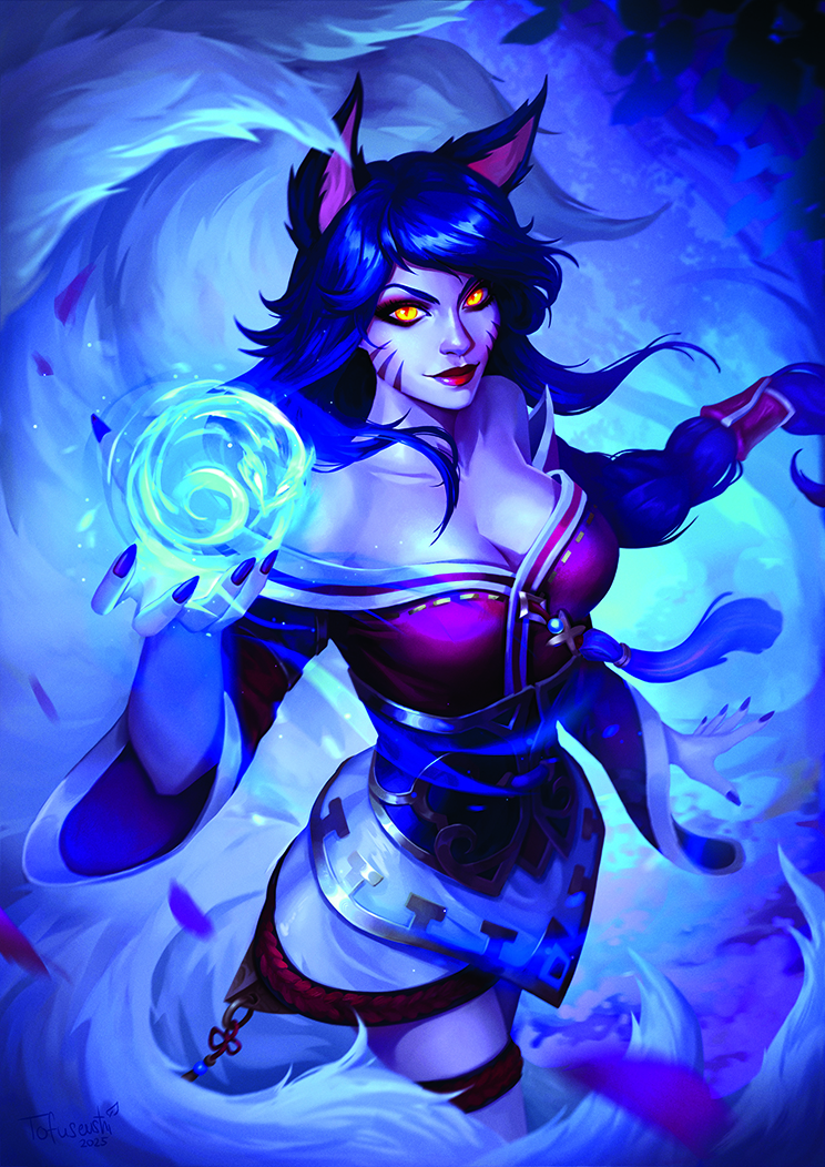 Character art by Petra &amp;lsquo;Tofusenshi&amp;rsquo; Zem&amp;aacute;nkov&amp;aacute; showing a female character with animal ears