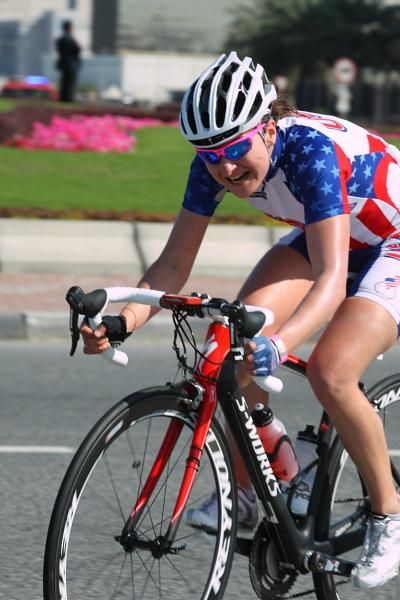 A break by American, Megan Guarnier, as the race entered Doha lasted for a few laps of the finishing circuit