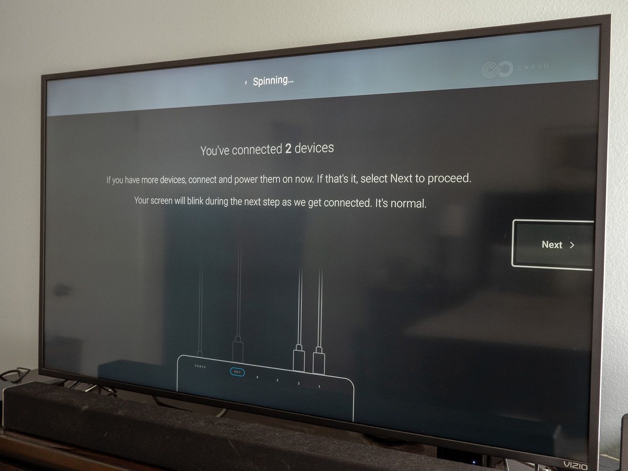 Caavo Control Center Setup