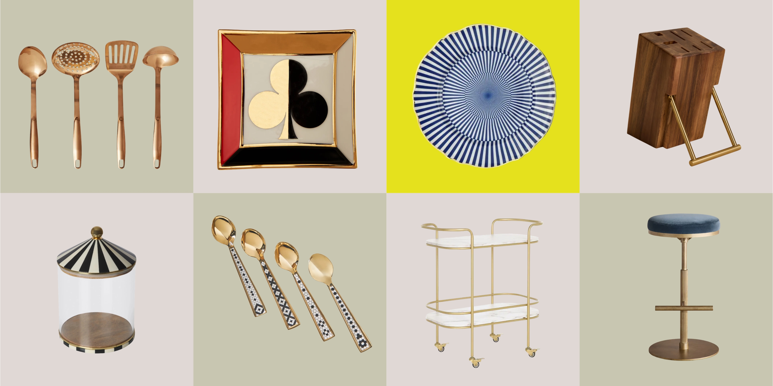 Hollywood Regency Kitchen Decor 