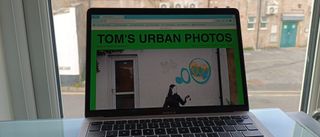 Photo of Wix Studio interface on laptop