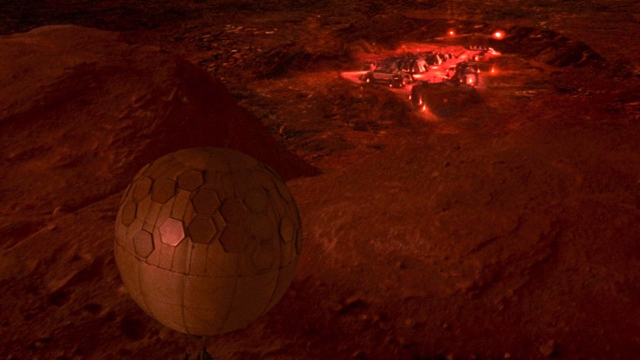 Still from the movie Ghosts of Mars (2001).