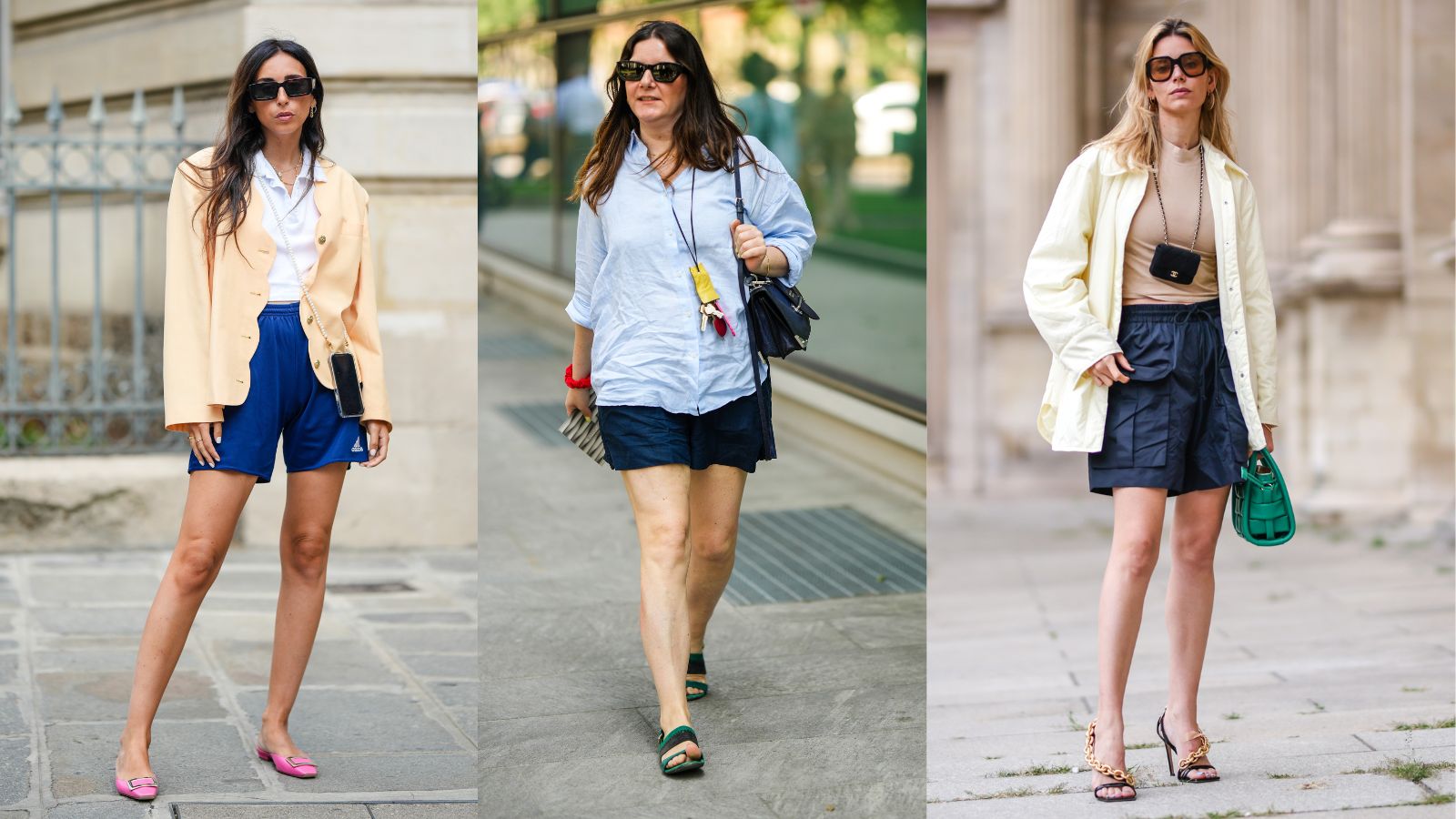 women wearing navy outfits and the most appropriate shoes to wear with them