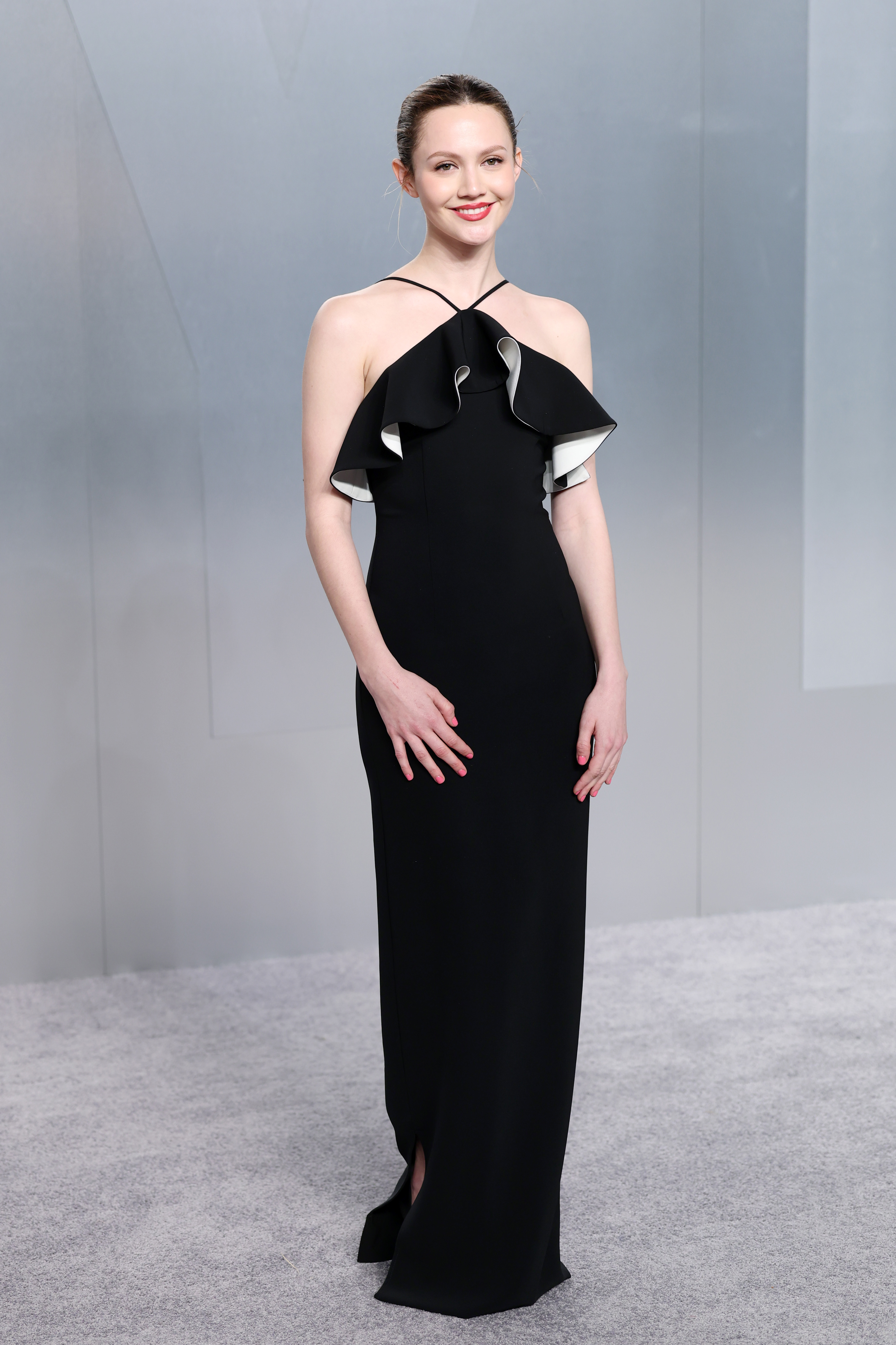 Iris Apatow attends the 2026 Vanity Fair Oscar Party hosted by Mark Guiducci at Los Angeles County Museum of Art on March 15, 2026 in Los Angeles, California.