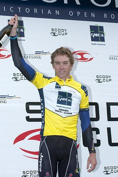Rohan Dennis (Team Jayco Skins) is the new leader of the 2010 GMHBA Tour of Geelong. Dennis will take a 1:38 minute lead over Patrick Shaw (Virgin Blue/RBS Morgans) into the final stage around Geelong's Eastern Gardens.