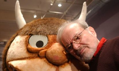 Author and illustrator Maurice Sendak with a character from "Where the Wild Things Are": The groundbreaking children's book has sold more than 19 million copies.