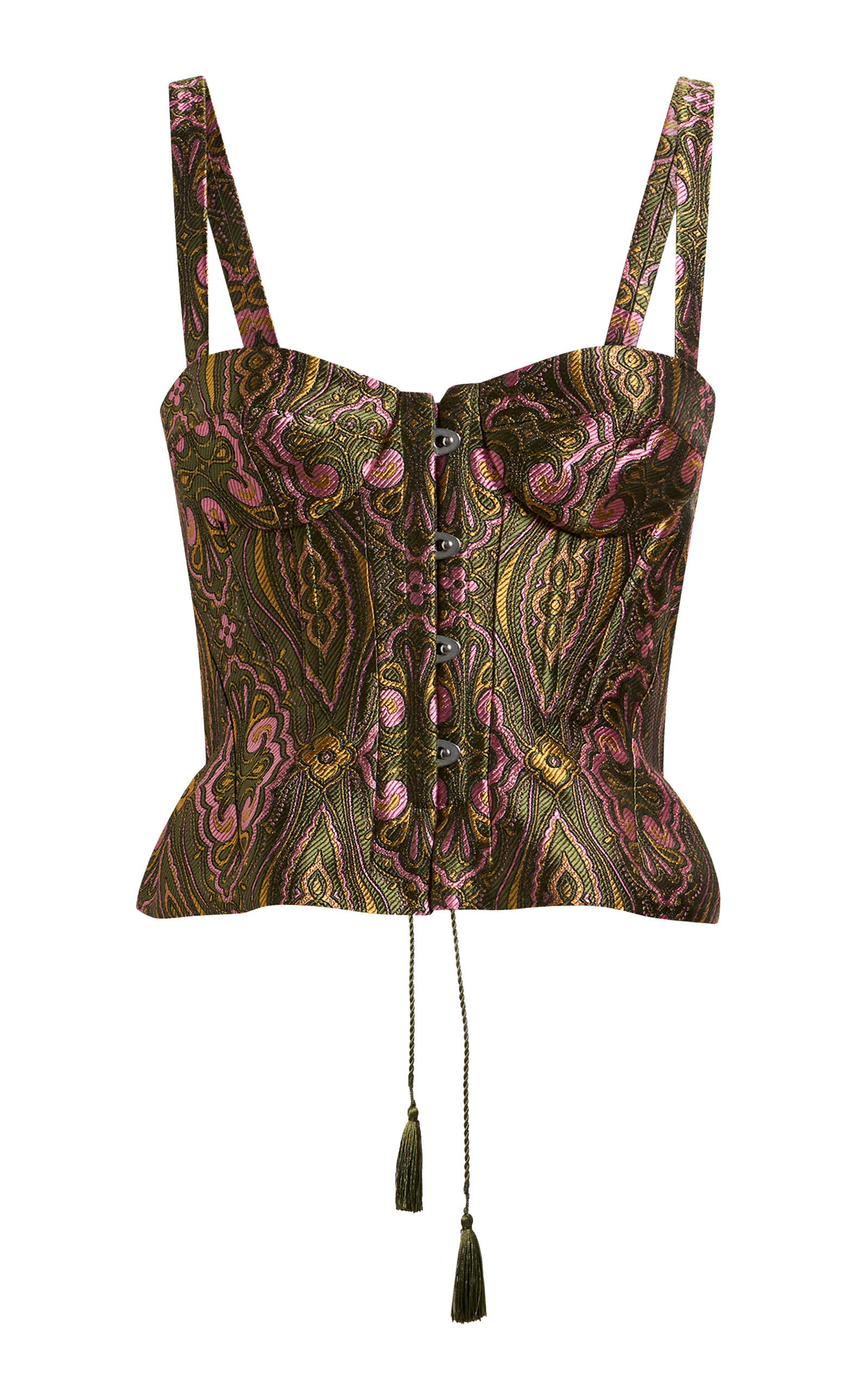 Brocade Corset Top