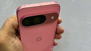 An alleged photo of a pink Google Pixel 9