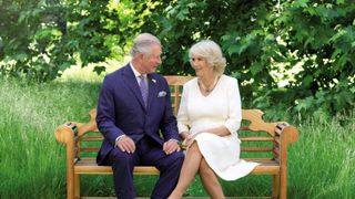 Photograph, People, Sitting, Botany, Furniture, Grass, Grandparent, Tree, Family, Bench,