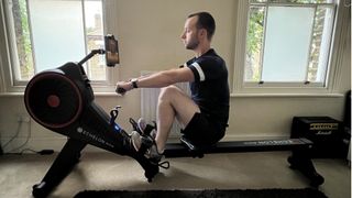 Echelon Smart Rower being tested in home