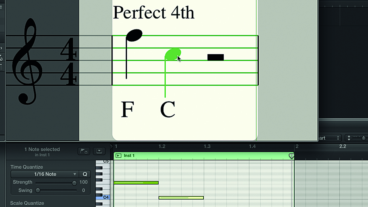 Music theory basics: understanding intervals, and how they define the distance in pitch between two notes