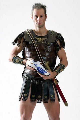 Tom Boonen as gladiator - a new advertising campaign