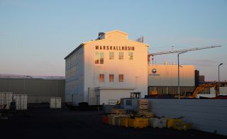 Outside the Marshall House, Iceland