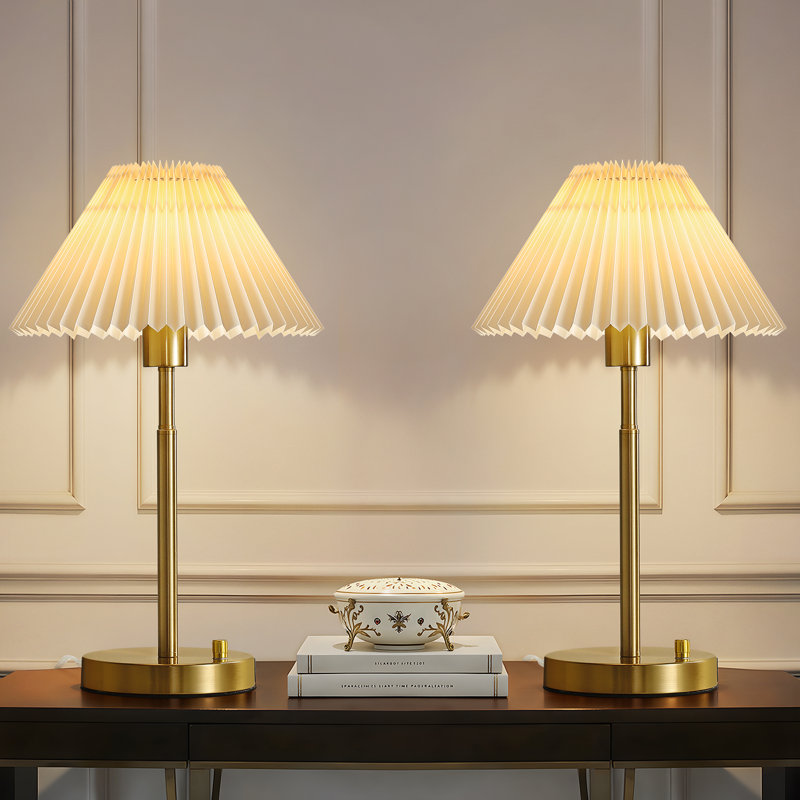 Latitude Run&amp;reg; 19.16&#039;&#039; Modern Table Lamp With Stepless Dimming and Usb Included &amp;amp; Reviews | Wayfair