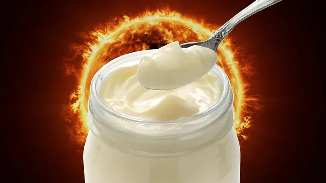 https://www.livescience.com/planet-earth/nuclear-energy/physicists-solve-nuclear-fusion-mystery-with-mayonnaise?utm_term=D17DD51C-A273-43BA-BAD1-77888B2F2627&lrh=c209598cd50e074d304cb84f84352b5e4f5c091b32b1e8a77986ee7f2313238f&utm_campaign=368B3745-DDE0-4A69-A2E8-62503D85375D&utm_medium=email&utm_content=C9E14E3B-525A-40C8-A6D7-269CA58C7AF8&utm_source=SmartBrief