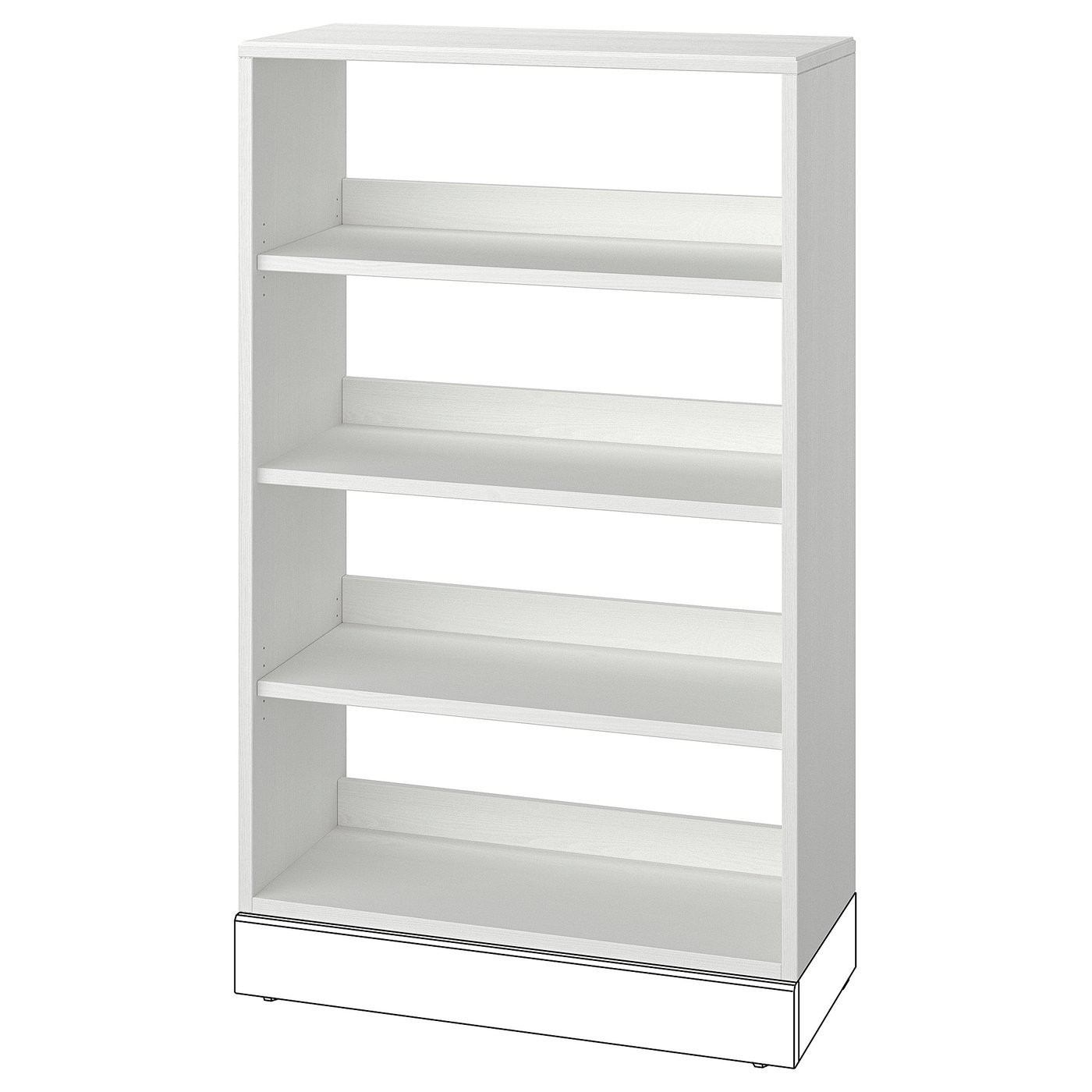 Havsta Shelf Unit - White 31 7/8x13 3/4x48 3/8 "