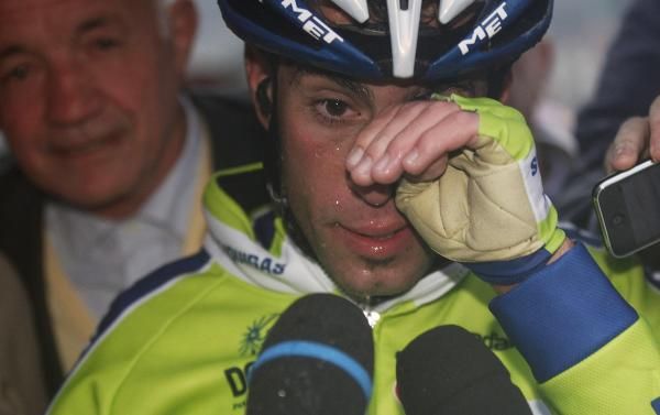 Vincenzo Nibali (Liquigas-Doimo) explains how it went wrong.