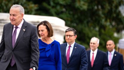 Sens. Chuck Schumer (D-NY) and Deb Fisher (R-Neb), plus Reps. Mike Johnson (R-La.), Steve Scalise (R-La.) and Hakeem Jeffries (D-NY)