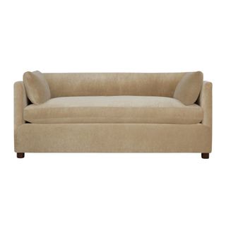 A sleeper sofa