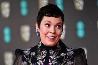 Olivia Colman at the the 73rd British Academy Film Awards in London.