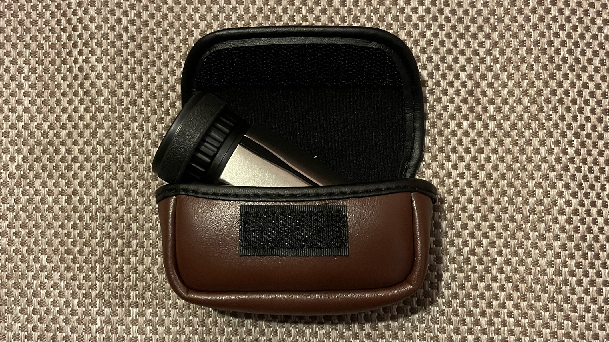 The Nikon HG in the supplied carry case.