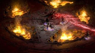 Diablo 2 Resurrected Boss Fight with Diablo