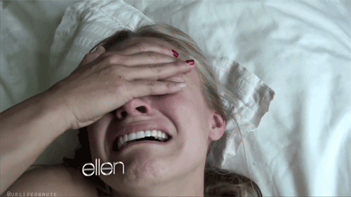 Kristen Bell crying gif