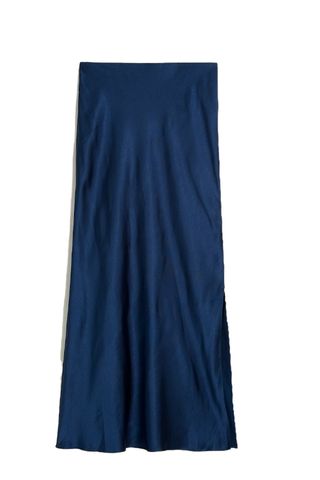 Satin Maxi Slip Skirt