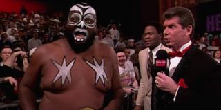 Kamala and Vince McMahon on Monday Night Raw