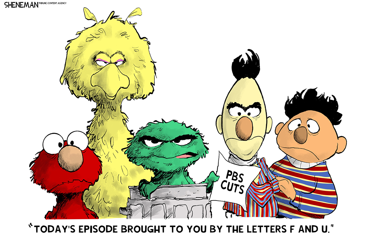 Sesame Street has a blunt message for Donald Trump | May 16 editorial cartoons