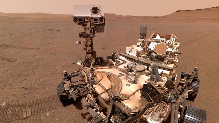 A selfie taken by NASA&#039;s Perseverance Rover while on Mars.