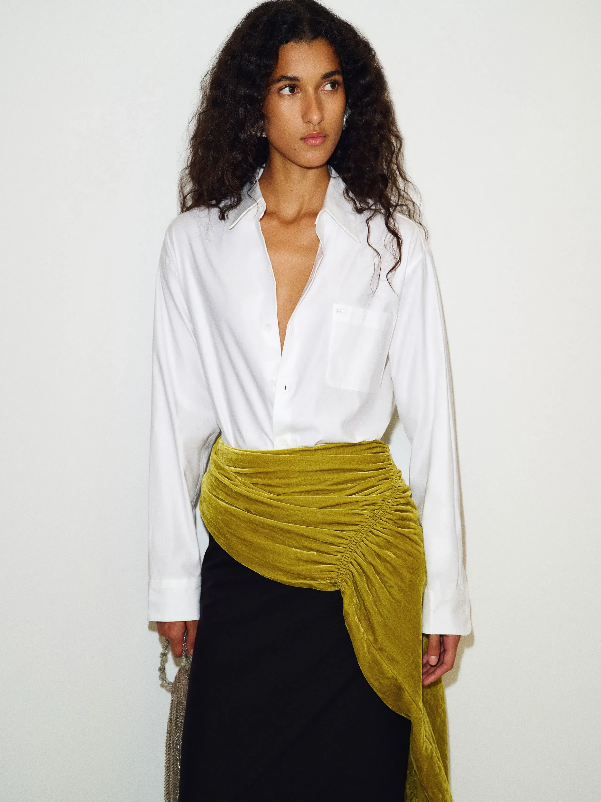 Reformation x Alexa Chung, Dude Shirt