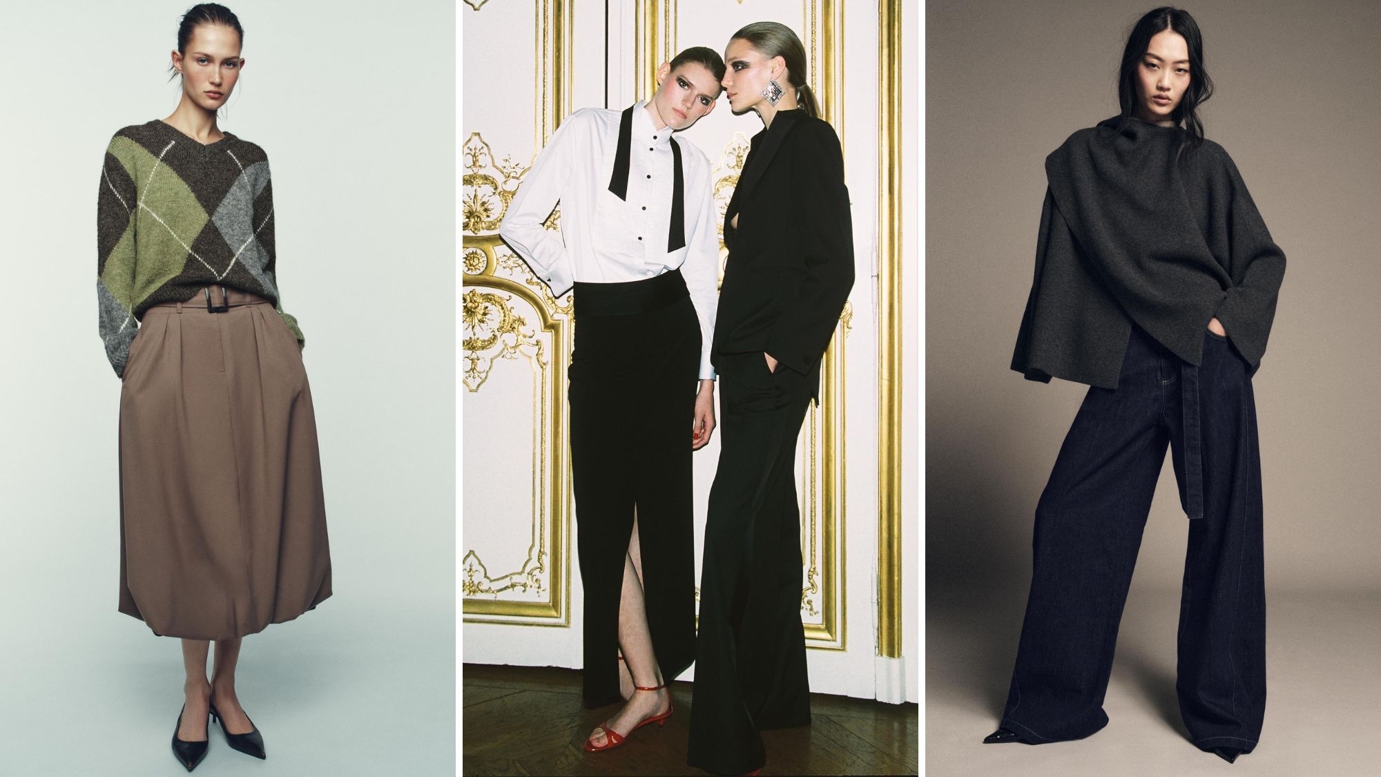 models wearing zara clothing and accessories