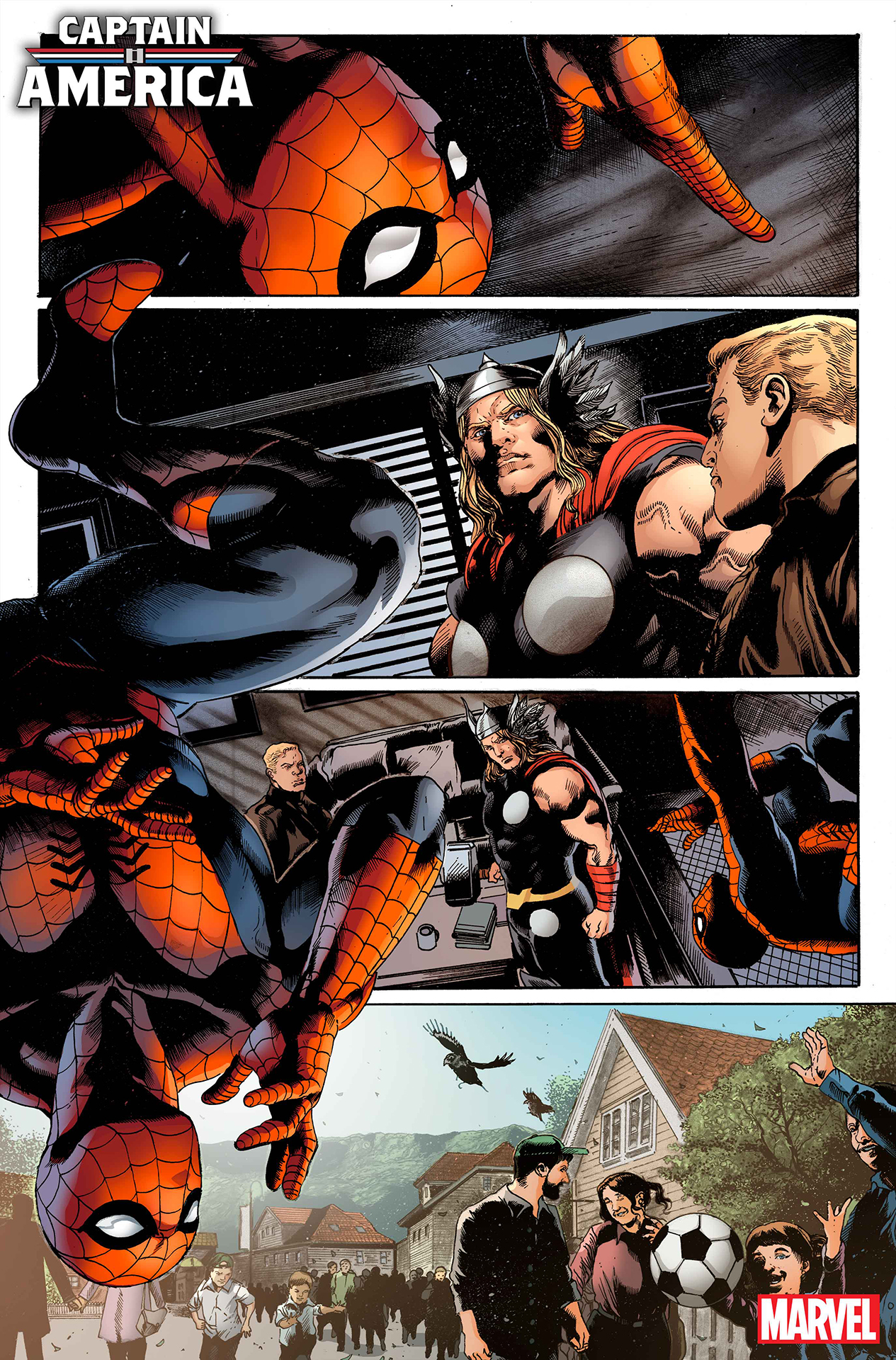 J. Michael Straczynski returns to writing Thor and Spider-Man in Captain America #14